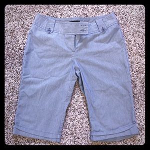Pin stripped shorts